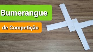 Bumerangue de COMPETIÇÃO faça você mesmo [upl. by Eded121]