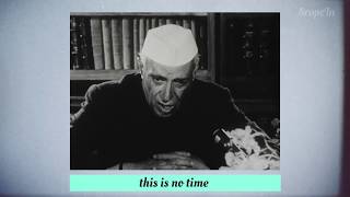 Jawaharlal Nehru  Tryst With Destiny  Full Speech [upl. by Lehsreh27]