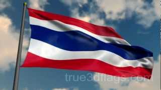 Thailand Flag 2012 720p wm [upl. by Eltotsira]