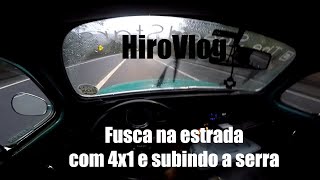 Viajando de Fusca 1600  Dicas de como andar de Fusca na serra Avaliação do escape 4x1 e consumo [upl. by Willdon]