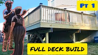 Full Deck Build  PT 1 theblessedqueen [upl. by Kiki881]