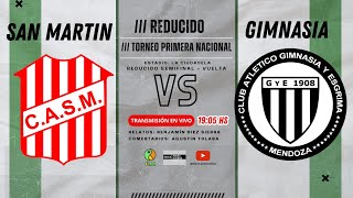 EN VIVO  SAN MARTÍN DE TUCUMÁN vs GIMNASIA Y ESGRIMA DE MENDOZA  PRIMERA NACIONAL [upl. by Robby]