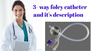 3  way 100  silicone foley catheter [upl. by Griffiths]