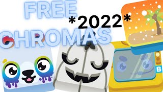 BLOOKET  HOW TO GET FREE CHROMAS 2022 [upl. by Sopher899]