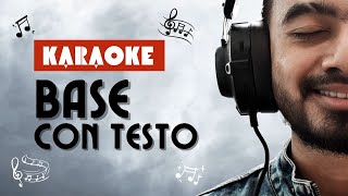 Karaoke con Testo  Nord Sud Ovest Est  883  Base Musicale in MP3 [upl. by Avril]