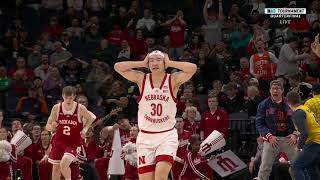 Keisei Tominaga Highlights vs Indiana  Nebraska Basketball  03152024 [upl. by Gilleod]