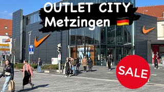 🇩🇪 4K  Walk with Me in Outlet City Metzingen Germany [upl. by Ayote119]