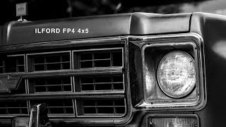 Using Ilford FP4 4x5 Film  Graflex Speed Graphic [upl. by Trixi]