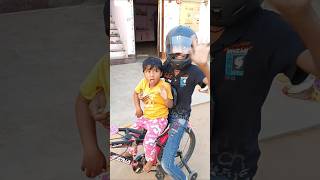 papa hmesa helmet ⛑️ bhul jate han ⛑️🥰  funny short 😁 [upl. by Llimaj400]