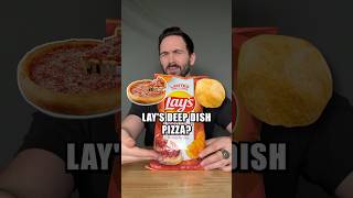 Lay’s NEW Deep Dish Pizza Chips Review shorts [upl. by Eilojne426]