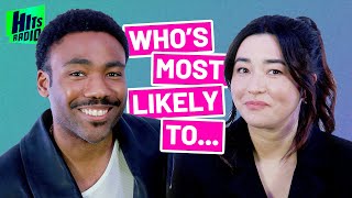 Donald Glover amp Maya Erskine Play Whos Most Likely To  Mr amp Mrs Smith [upl. by Gerstner999]