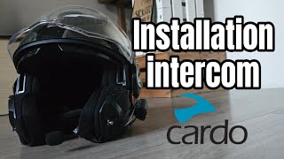 Installation intercom Cardo [upl. by Shue533]