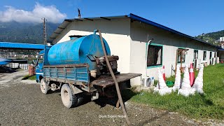 Septic tank cleaning at HazmaAndo Corporation Nagdhunga Tunnel Construction Office SafetyTankSafai [upl. by Seline]