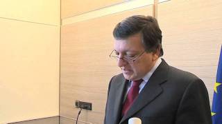 Barroso in urgent appeal for national unity in Greece [upl. by Niobe]