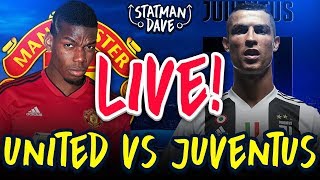 Manchester United 01 Juventus LIVE  Statman Dave Watchalong [upl. by Notlok]