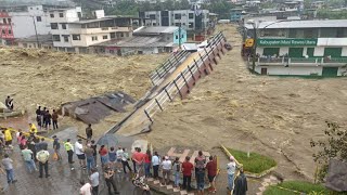 5 minutes ago in Switzerland and Poland  A sudden flash flood and storm destroys Zermatt [upl. by Divad]