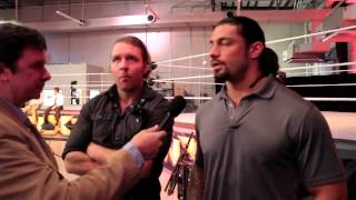 The Shield Talk Performance Center Success in WWE [upl. by Nylynnej994]