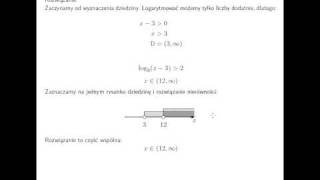 Nierówność logarytmiczna [upl. by Alten702]