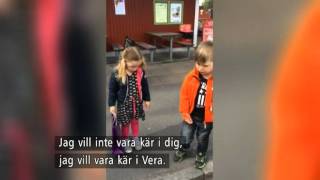 Kärleksproblem på förskolan quotVi kan väl hålla handenquot  Nyhetsmorgon TV4 [upl. by Sokram]