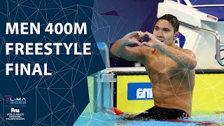 Men 400m Freestyle Final  Full Race  FINA World Junior Swimming Championships [upl. by Flemings]