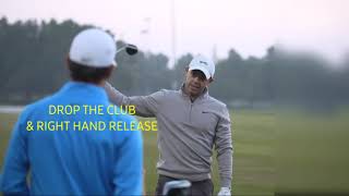 Rory McIlroy  Drop The Club amp Right Hand Release [upl. by Gaves]