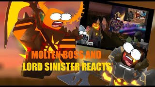 Molten Boss and Lord Sinister Reacts to every TDS boss Reacts to every TDS trailer [upl. by Nigen]