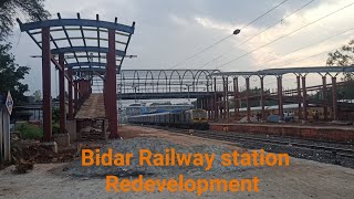 Bidar Railway station Renovation work amritbharatstationscheme bidar karnataka [upl. by Annawik]