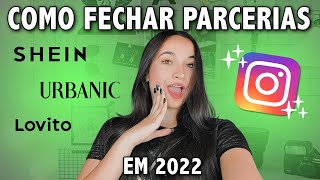 COMO FECHAR PARCERIAS NO INSTAGRAM EM 2022 [upl. by Sanoy]