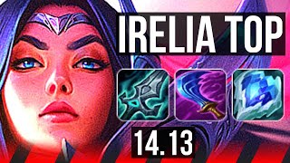 IRELIA vs GRAGAS TOP  9 solo kills Dominating 1332 Rank 12 Irelia  EUNE Challenger  1413 [upl. by Sutsuj]