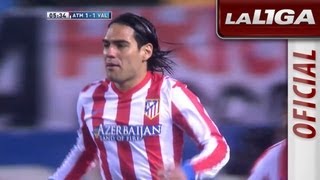 Gol de Falcao 11 en el Atlético de Madrid  Valencia CF  HD [upl. by Allina]