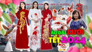 ÁO DÀI CƯỚI TẾT 2024  TOP NHỮNG MẪU ĐẸP NHẤT XU HƯỚNG NHẤT CHO CÔ DÂU VÀ BÀ SUI [upl. by Barrus]