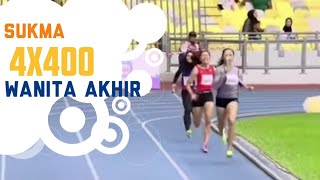 SUKMA 2022 4X400 Meter Wanita Akhir [upl. by Nyrb]