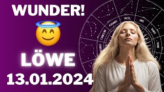 LÖWE ♌️⭐️ EIN WUNDER FÜR DICH 😱 Horoskop  13Januar 2024 löwe tarot [upl. by Caye]