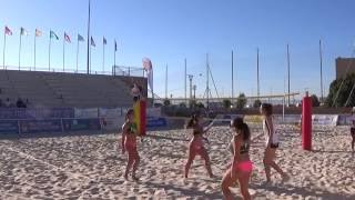 Campeonato España Voley Playa Infantil 2016  Voleibol Arroyo contra IMD Laredo [upl. by Rosenblatt]