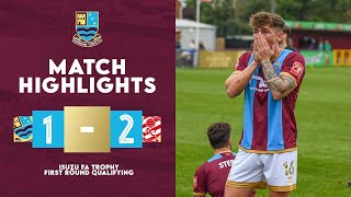 BEATEN in the FA Trophy  Farnham Town vs Flackwell Heath  Full Match Highlights [upl. by Fernando]