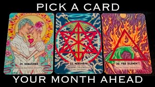 YOUR MONTH AHEAD  PICK A CARD TAROT READING ✨ [upl. by Raimundo]