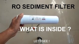 RO Inline Sediment Filter how it works [upl. by Denby]