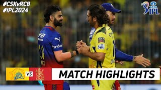 CSK vs RCB IPL 2024 Match Highlights  IPL Highlights 2024  CSK vs RCB IPL Highlights 2024 [upl. by Lucchesi]