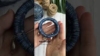 Boho Chic Bracelets Simple Jewelry Designs with Jute Yarn Fabric Glue and Charms [upl. by Aohk]