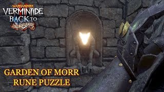 Vermintide 2 Garden of Morr Rune Puzzle [upl. by Ecraep]