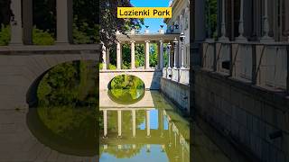 Palace on Water lazienki Park warsawpoland 😲 shorts warsaw warszawa [upl. by Ordnasela]