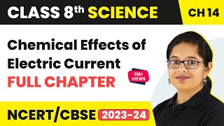 Chemical Effects of Electric Current Full Chapter Class 8 Science  NCERT Science Class 8 Chapter 14 [upl. by Dnomyaw]