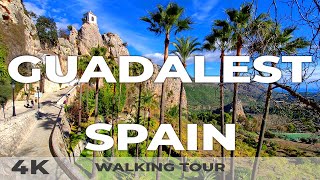 4K Guadalest Alicante 🇪🇸 Spain  Walking Tour [upl. by Aneleh219]