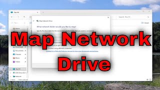 How To Map A Network Or Shared Drive In Windows 11 Guide [upl. by Arracot]