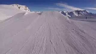 Freestyle Snowscoot at Grimentz snowpark Suisse [upl. by Redna]