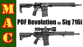 Expensive vs Inexpensive POF Revolution DI vs Sig 716i [upl. by Gruchot]