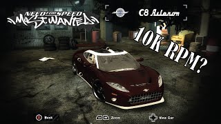 Spyker C8 aileron 10k RPM  need for speed most wanted [upl. by Yvaht]