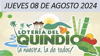 LOTERIA DEL QUINDIO PROBABILIDADES HOYÂĄ JUEVES 08 DE AGOSTO DEL 2024 loteriadelquindio [upl. by Ravahs500]