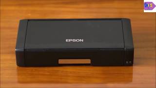 Epson workforce WF100 wireless mobile printer with battery borderless printing All in one printer [upl. by Aleedis]