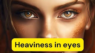 Heaviness in eyes causes and treatment दिनभर आंखों में रहता है भारीपन जानें इसके 5 कारण [upl. by Initof388]